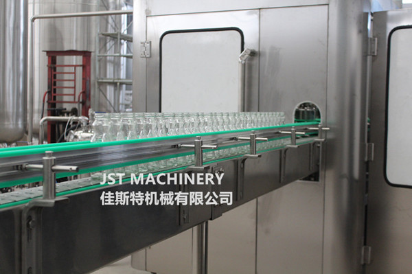 Bottle Waiting Intorinsing Filling Capping Mahcine