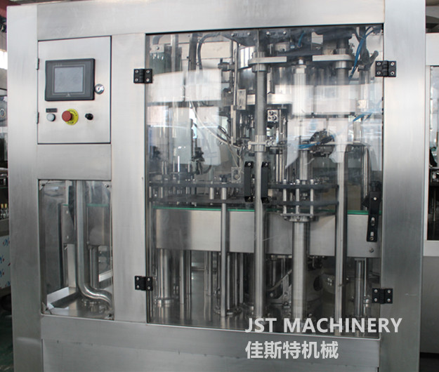 Glass Bottle Rotary Black Beer Rinsing Filling Capping Machine 