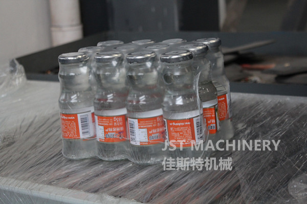 Semi Automatic Manual Bottle Hot Thermal Shrink Packing Line
