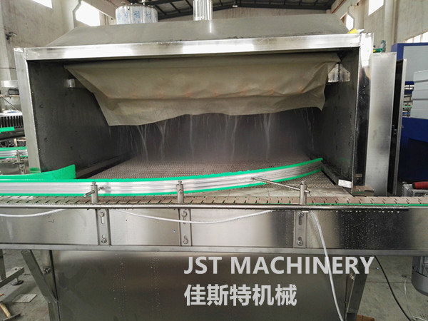 Juice Beer Drink Spraying Pasteurization Cooling Tunnel